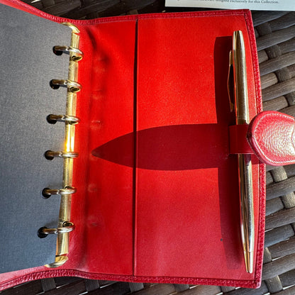 Vintage Coach Red Madison Pocket Organizer 4489🍒❤️‍🔥