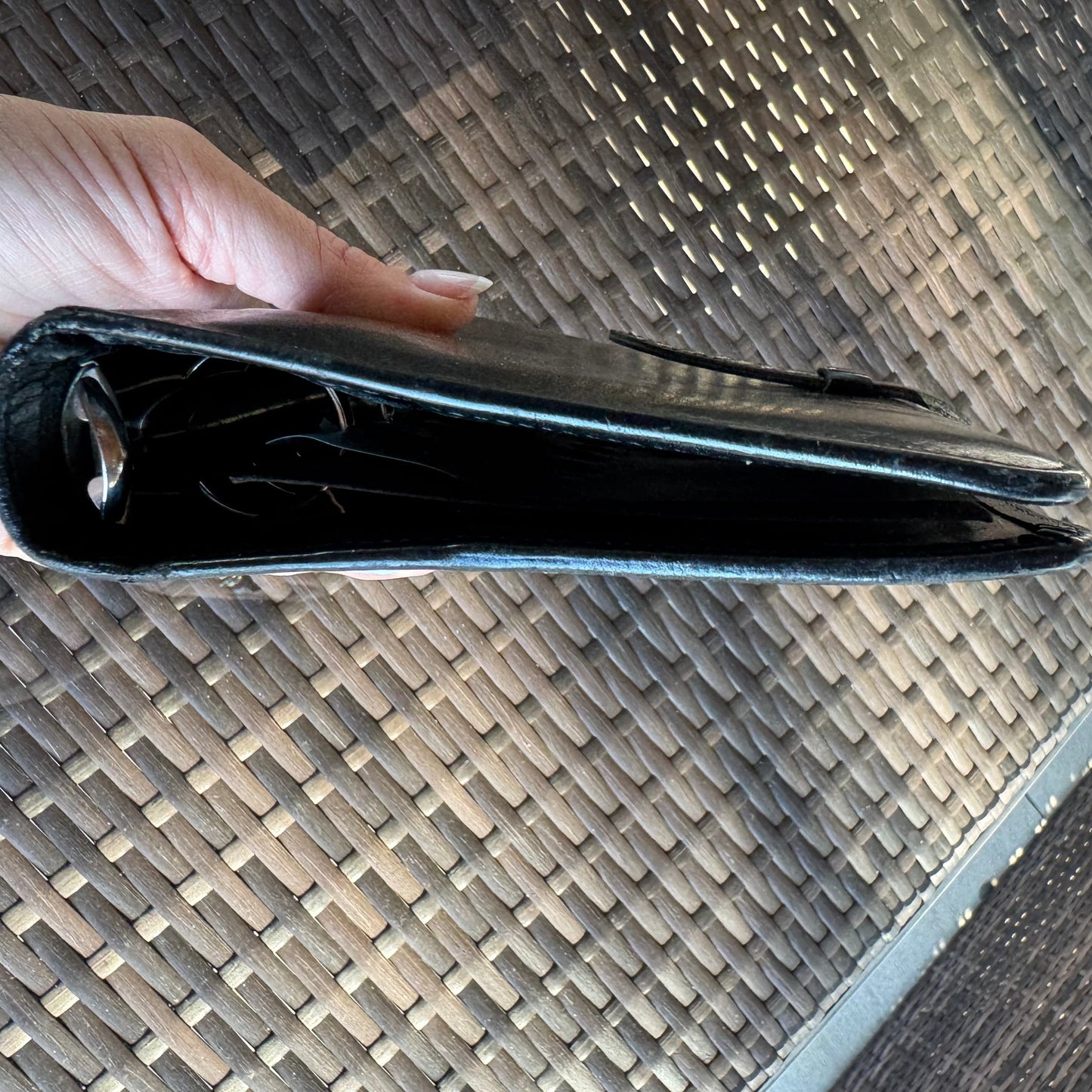 Vintage Coach Black Pocket Organizer🖤🍫