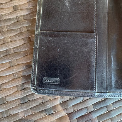Vintage Coach Black Pocket Organizer🖤🍫