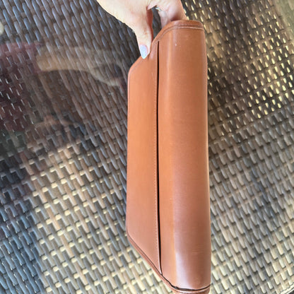 Vintage Coach British Tan Zip Around Organizer Large Planner 5223🌺🩷