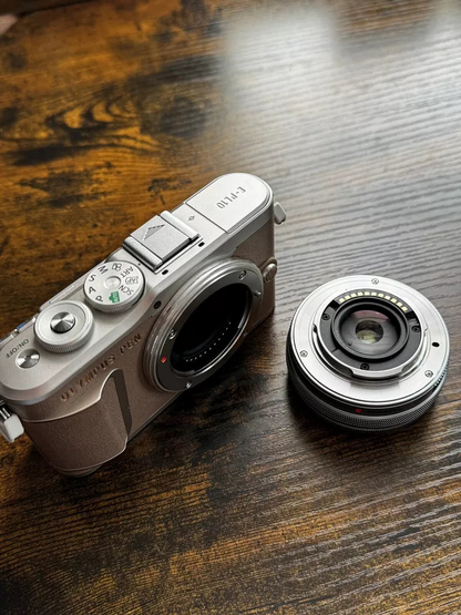 Olympus PEN E-PL10 16.1MP 14-42mm Lens Mirrorless Digital Camera - Brown🌺🩷