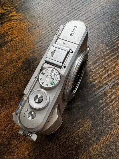 Olympus PEN E-PL10 16.1MP 14-42mm Lens Mirrorless Digital Camera - Brown🌺🩷