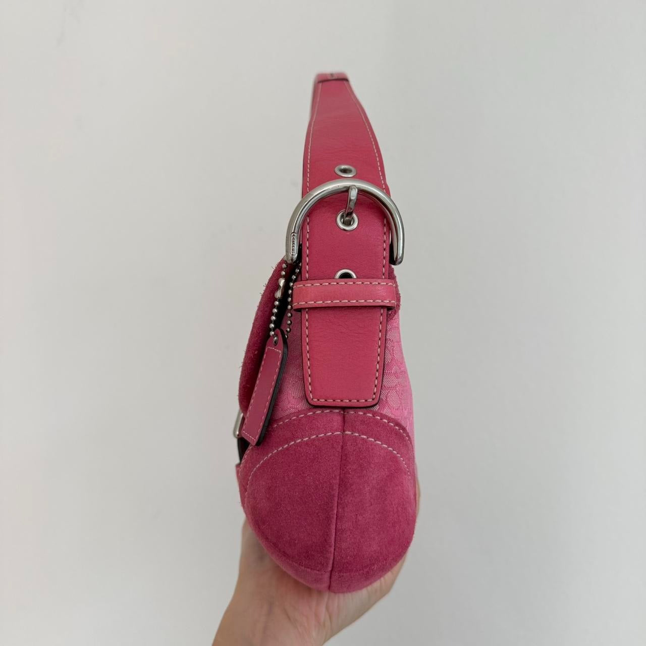 Vintage Coach Soho Jacquard shoulder bag