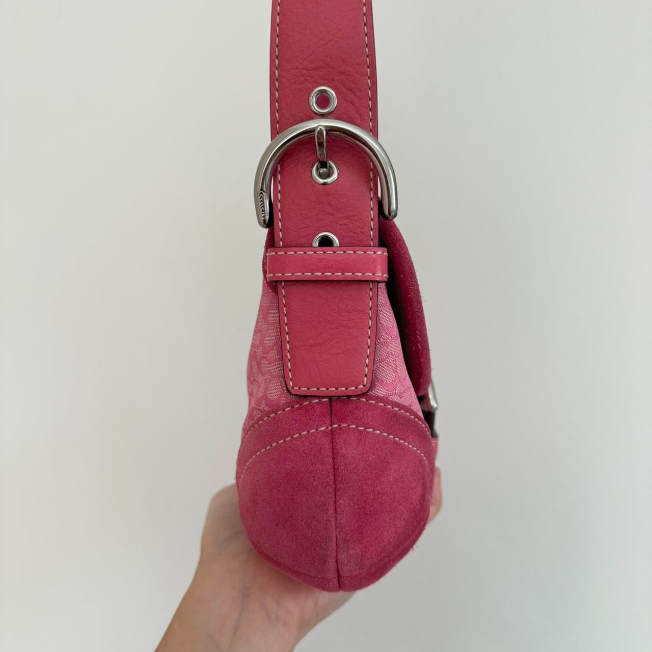 Vintage Coach Soho Jacquard shoulder bag