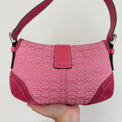 Vintage Coach Soho Jacquard shoulder bag