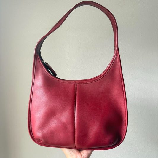 Vintage Coach Ergo Zip Hobo 9025 red