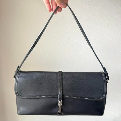 Vintage Coach Hamptons Clip Demi flap