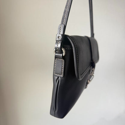 Vintage Coach Hamptons Clip Demi flap