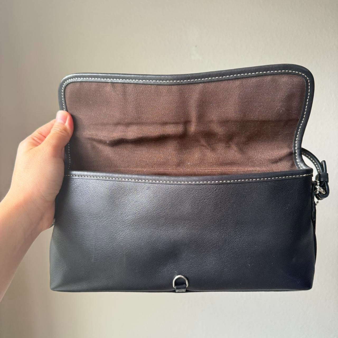 Vintage Coach Hamptons Clip Demi flap
