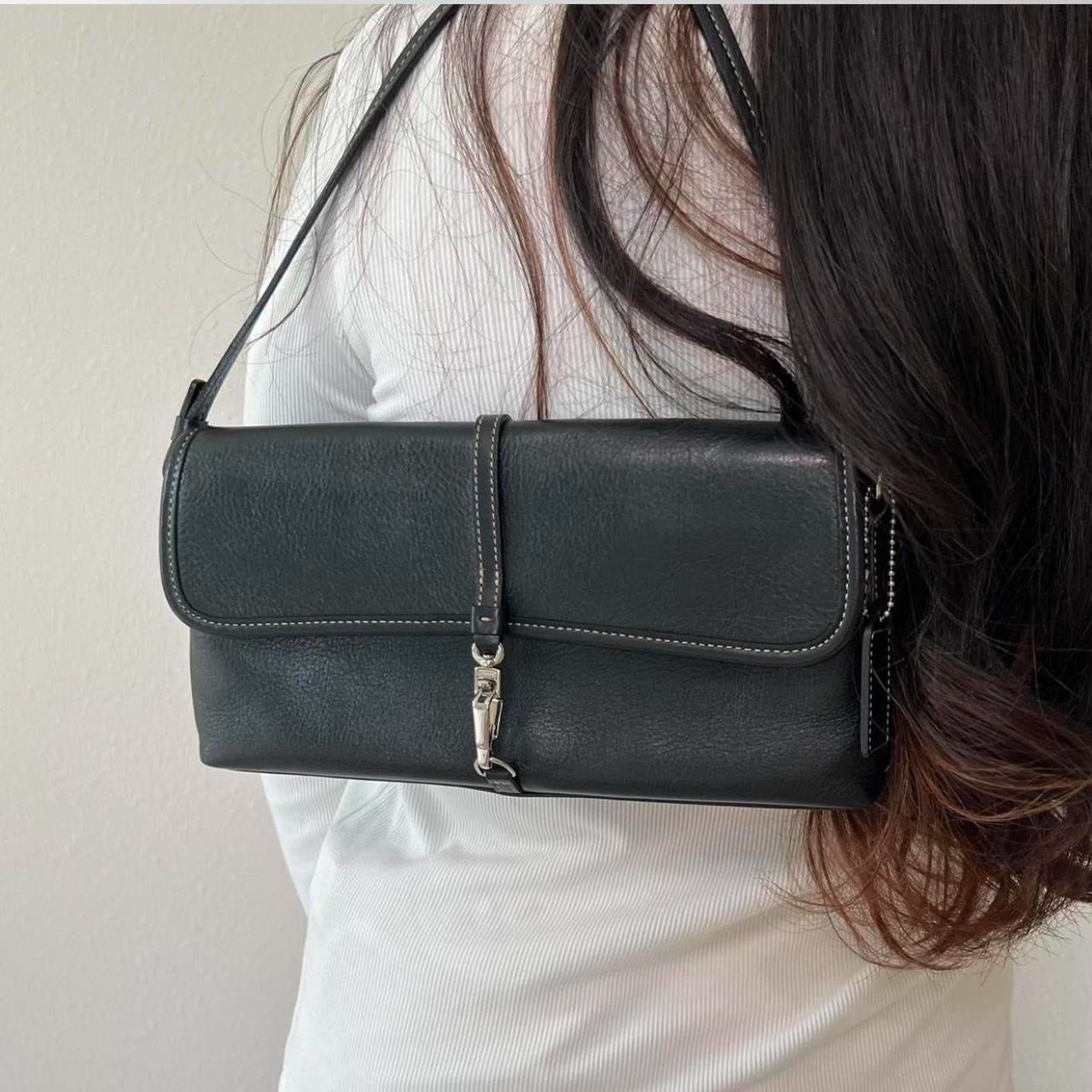 Vintage Coach Hamptons Clip Demi flap