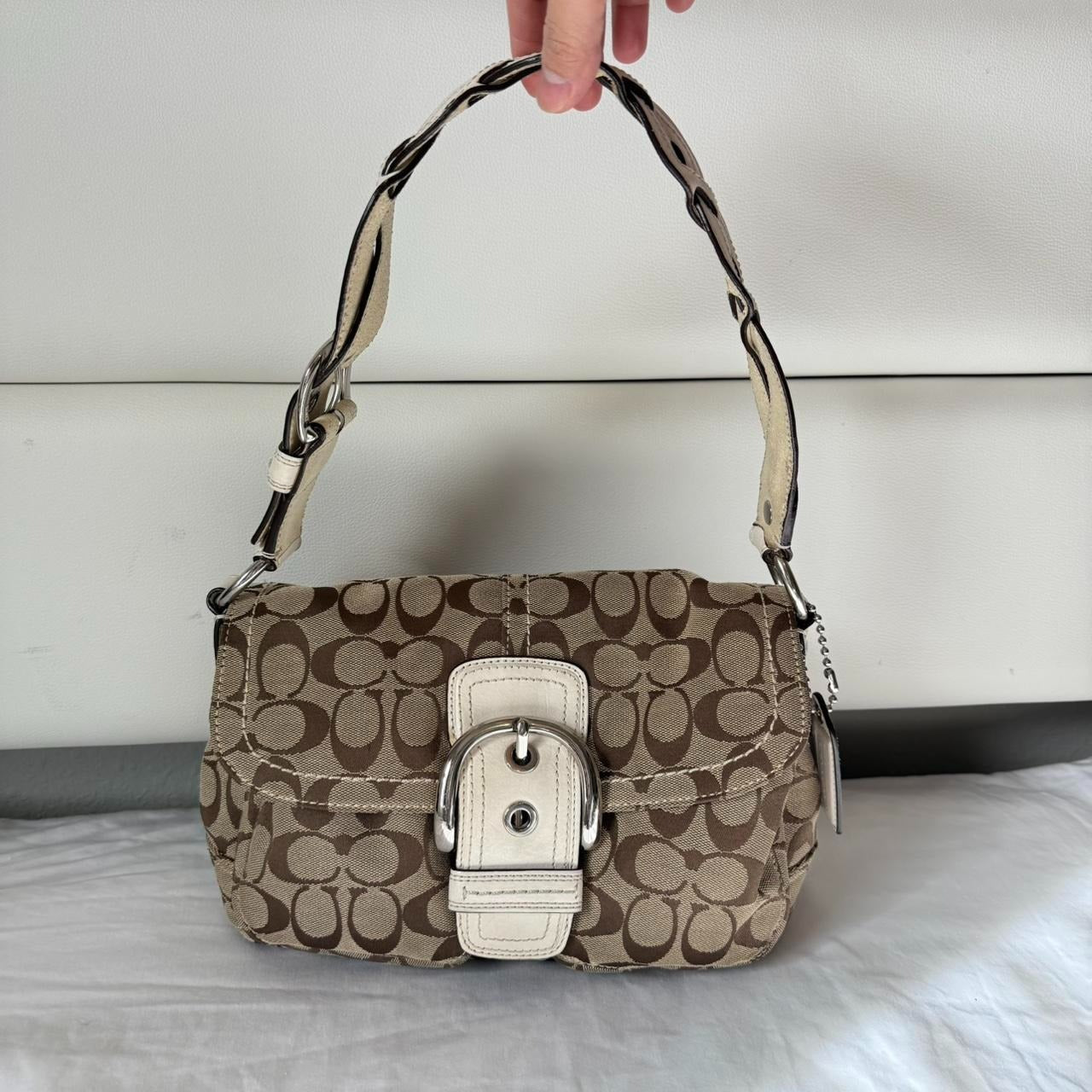 Coach soho jacquard shoulder bag