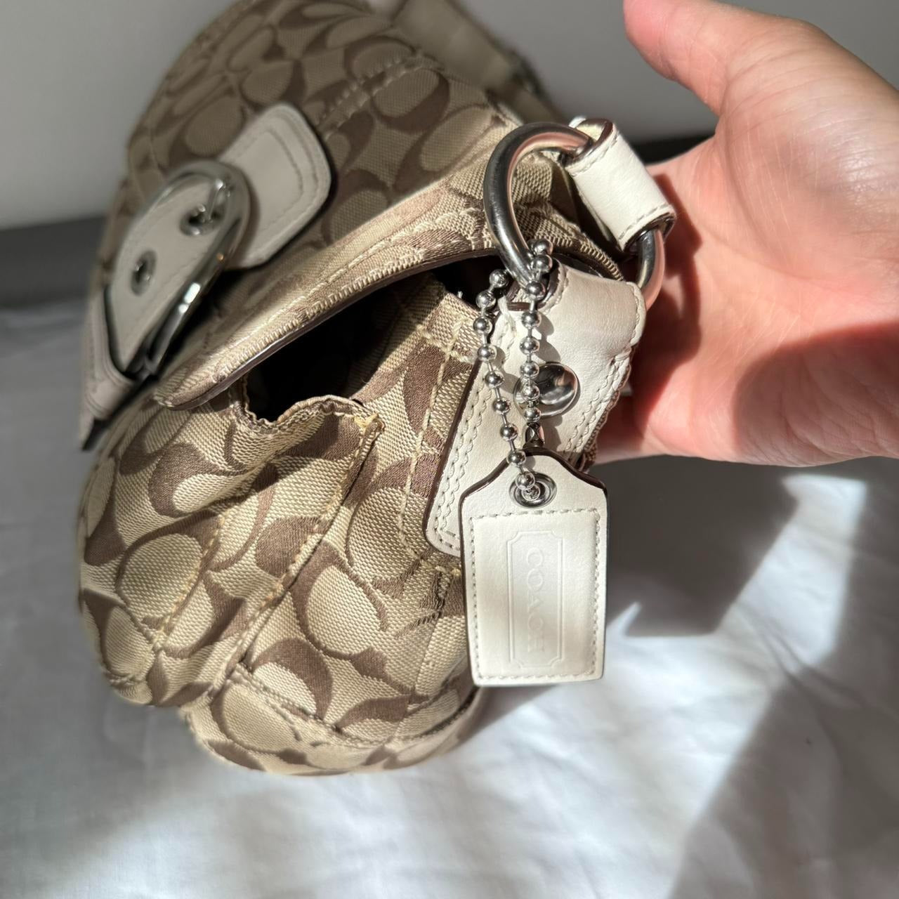 Coach soho jacquard shoulder bag