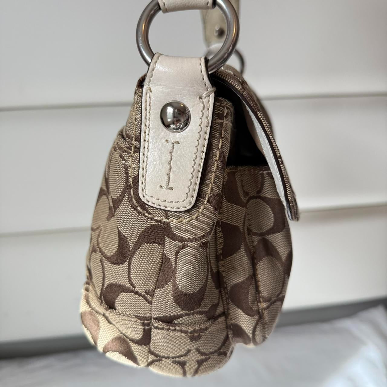 Coach soho jacquard shoulder bag