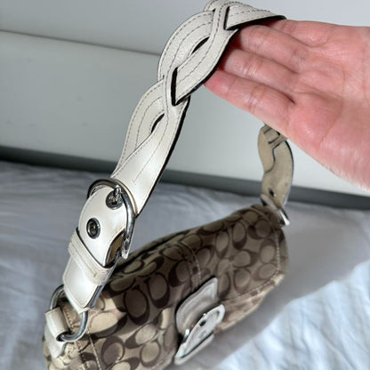Coach soho jacquard shoulder bag