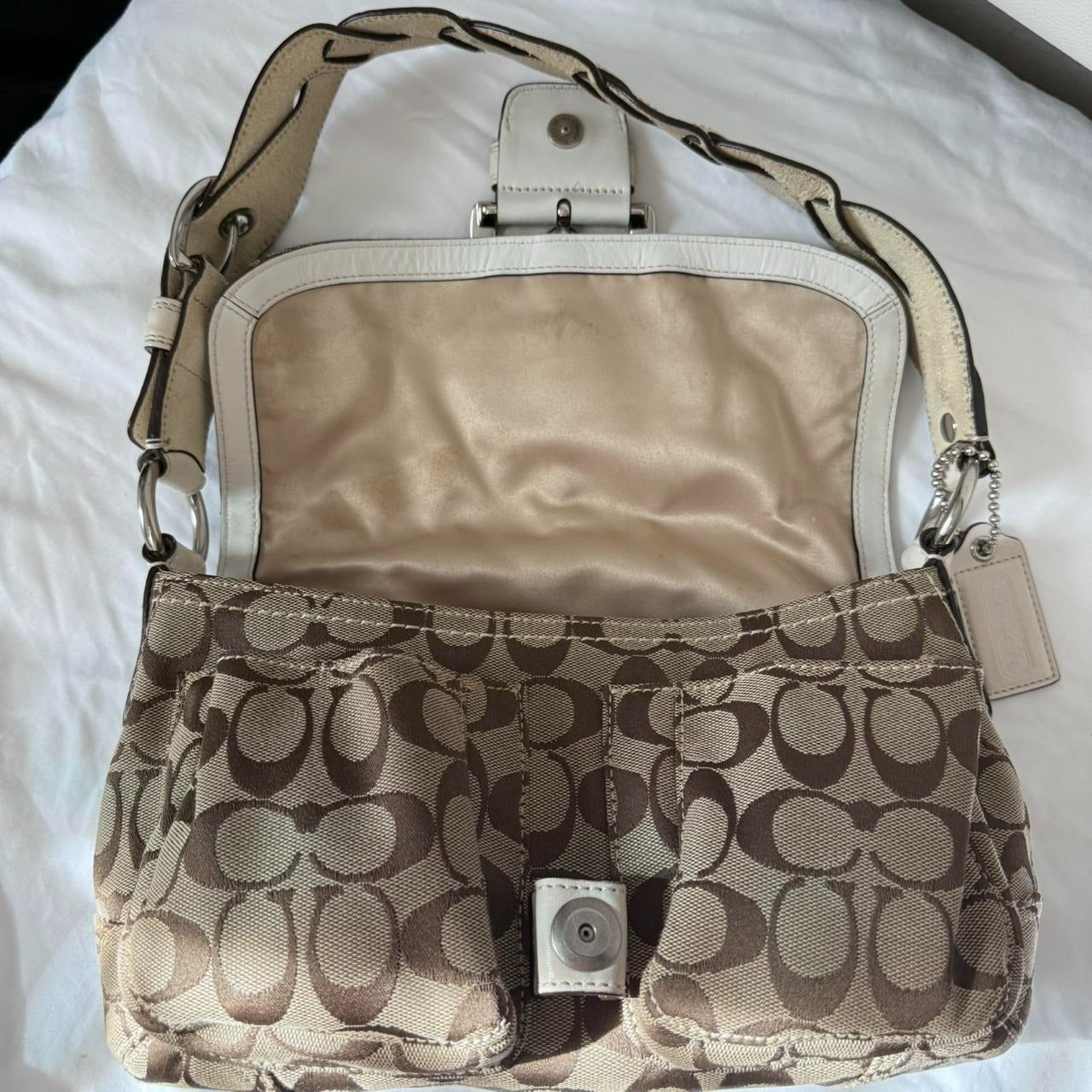 Coach soho jacquard shoulder bag