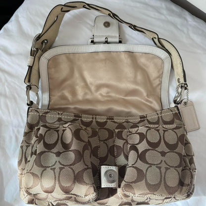 Coach soho jacquard shoulder bag