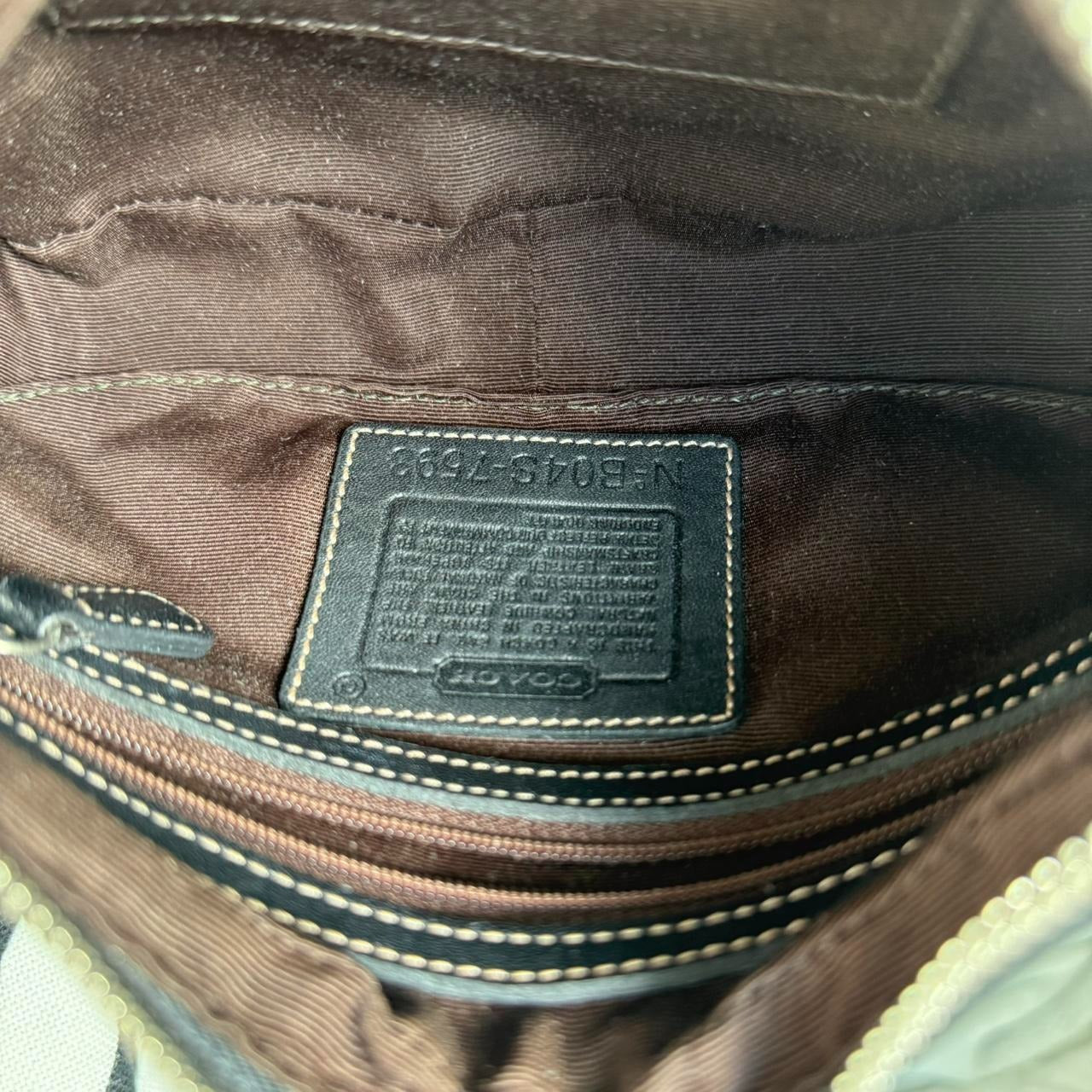 Vintage Coach Legacy Hampton shoulder bag