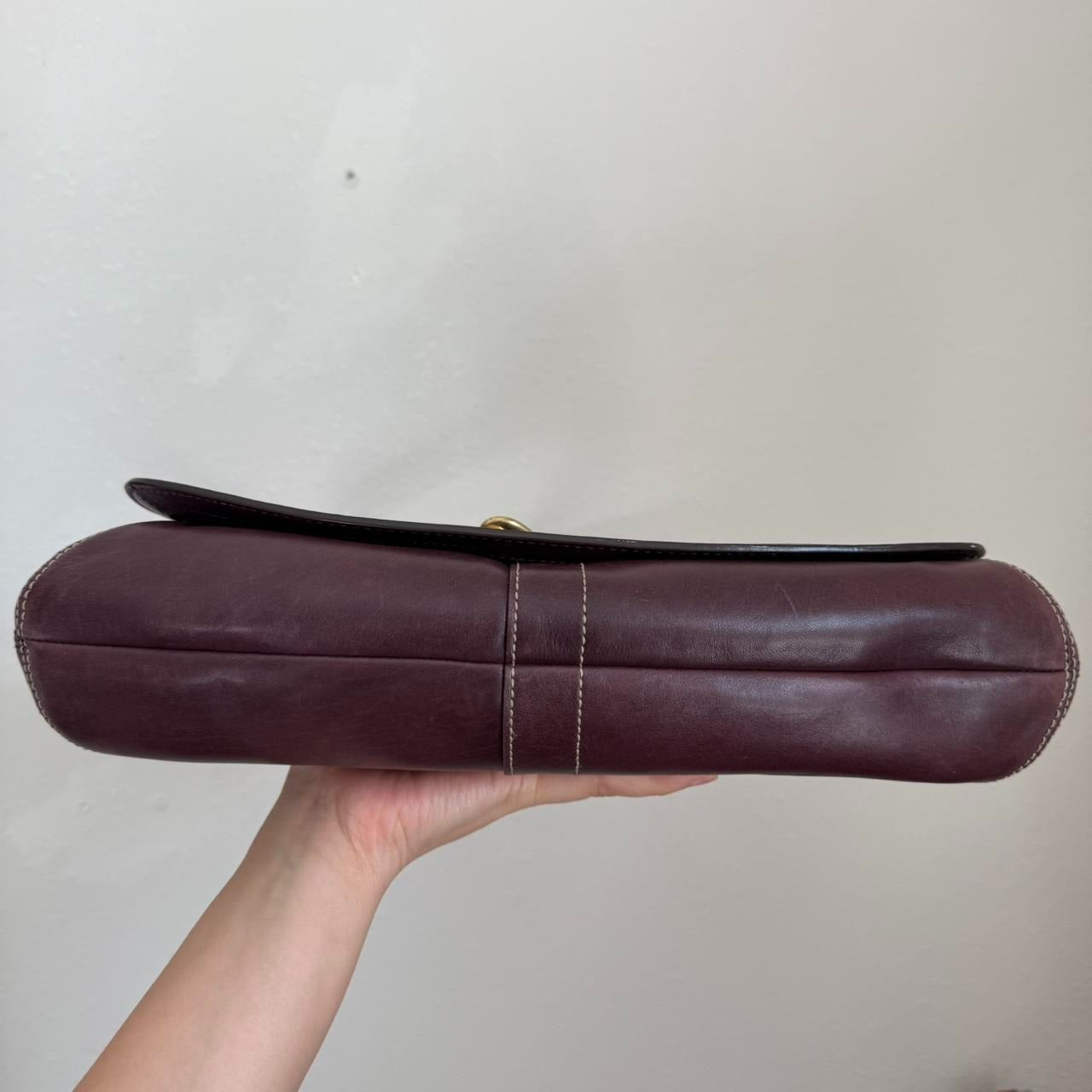 Authentic Coach Ergo Belted Flap Bag