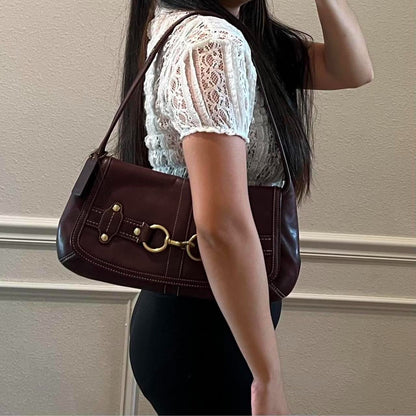 Authentic Coach Ergo Belted Flap Bag
