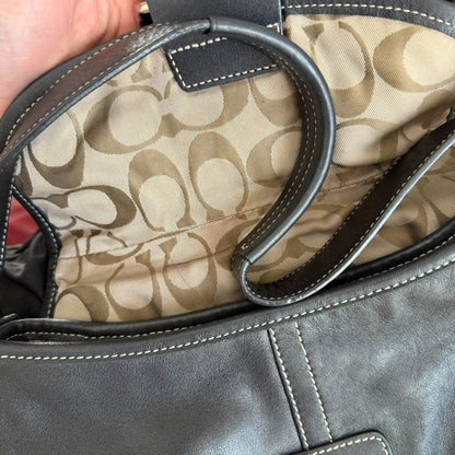 Authentic vintage Coach Soho shoulder bag black medium