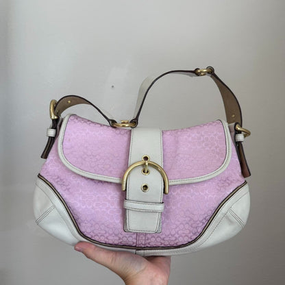 Vintage Coach Soho Jacquard shoulder bag