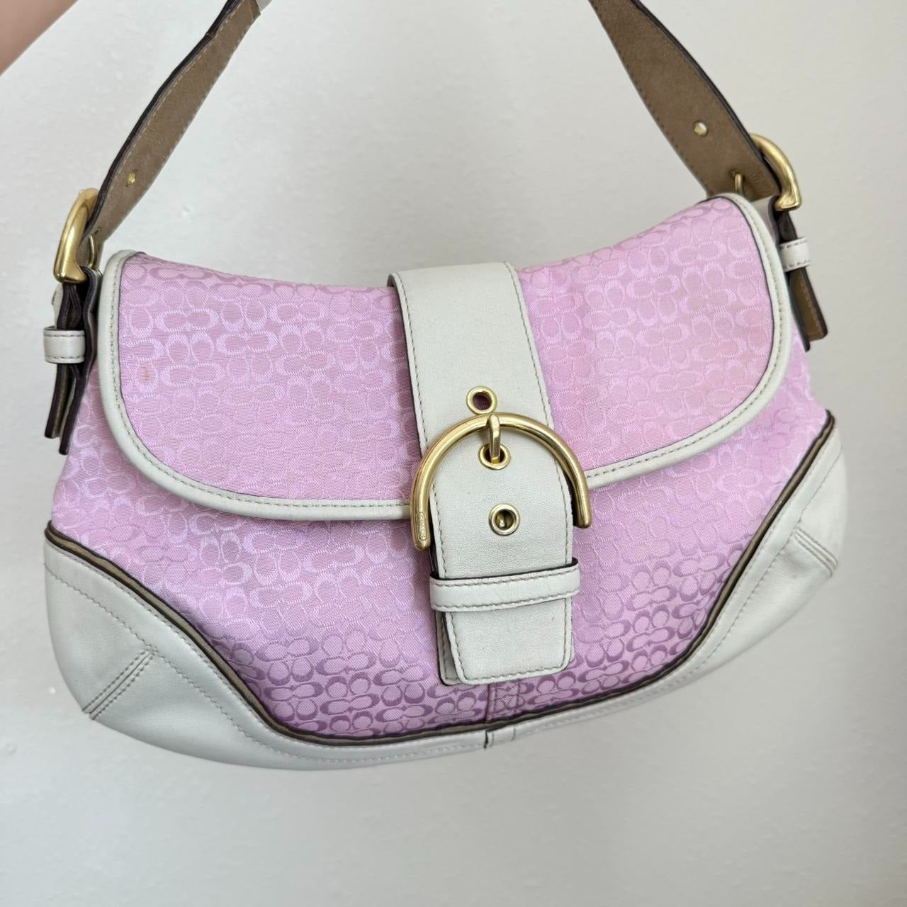 Vintage Coach Soho Jacquard shoulder bag