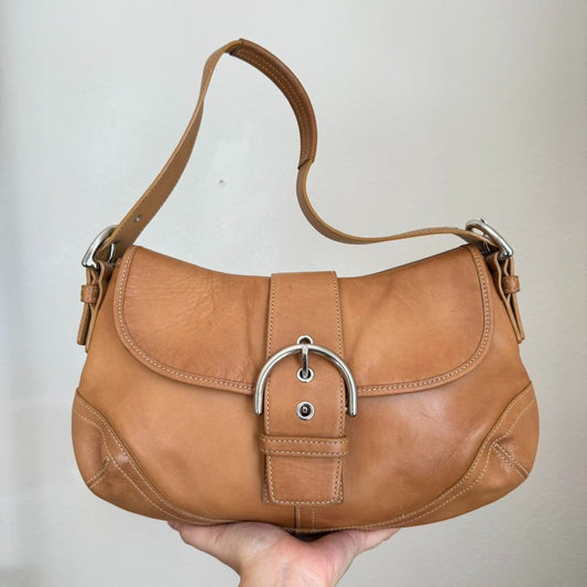 Authentic Vintage Coach Soho shoulder bag 9248 in tan