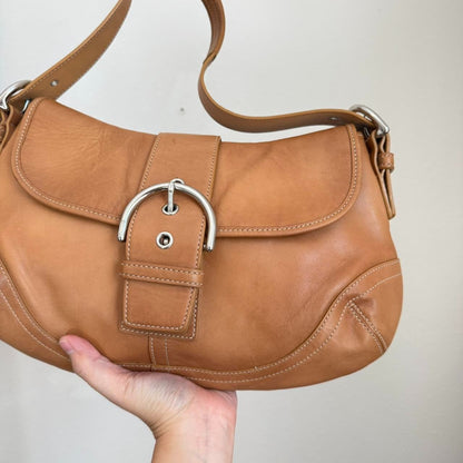 Authentic Vintage Coach Soho shoulder bag 9248 in tan