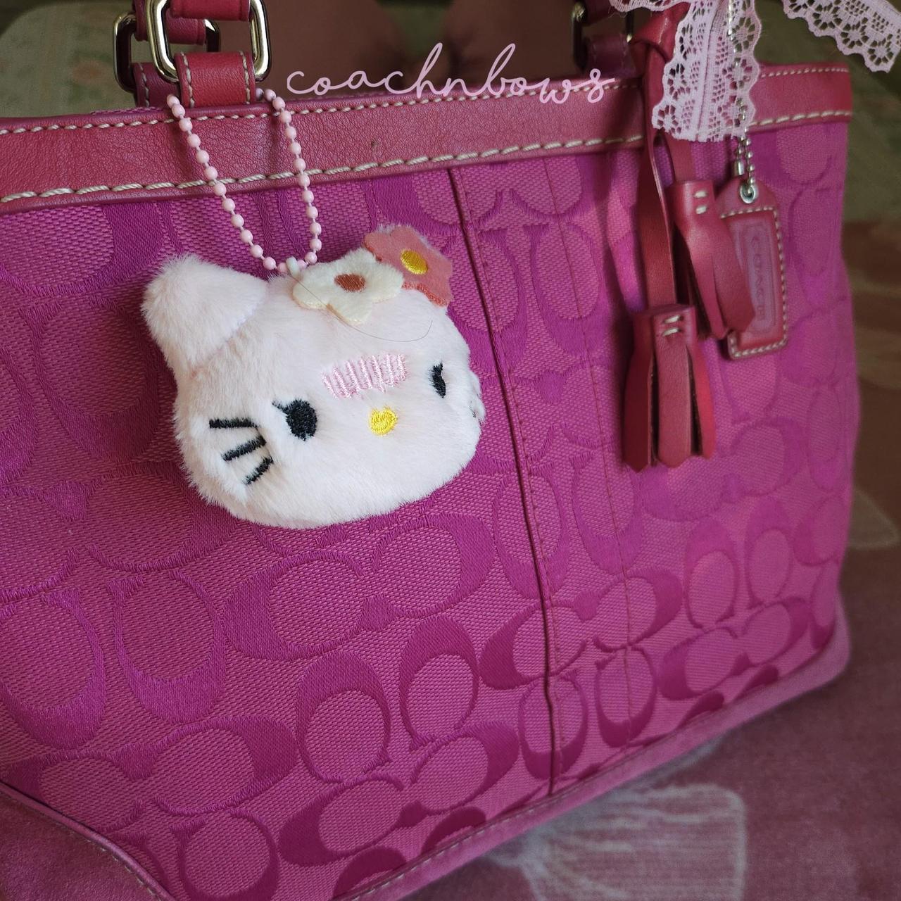 Y2K Vintage Coach Pink Handbag Tote Purse🍎🔥