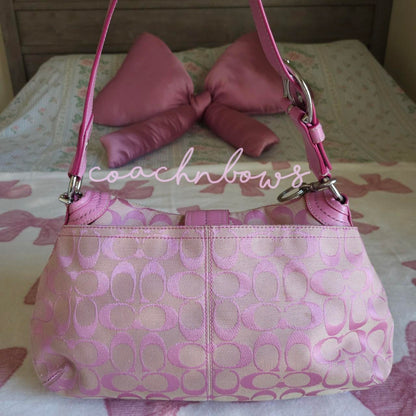 Vintage Barbie Pink Soho Buckle Signature Cs Rare Shoulder Purse🩷🍒