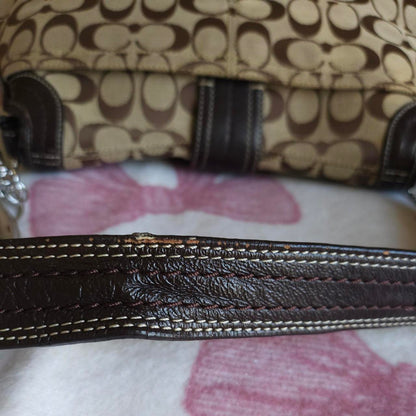 Y2K Vintage Coach Soho Signaure Cs Shoulder Purse With Wallet🤎🌆