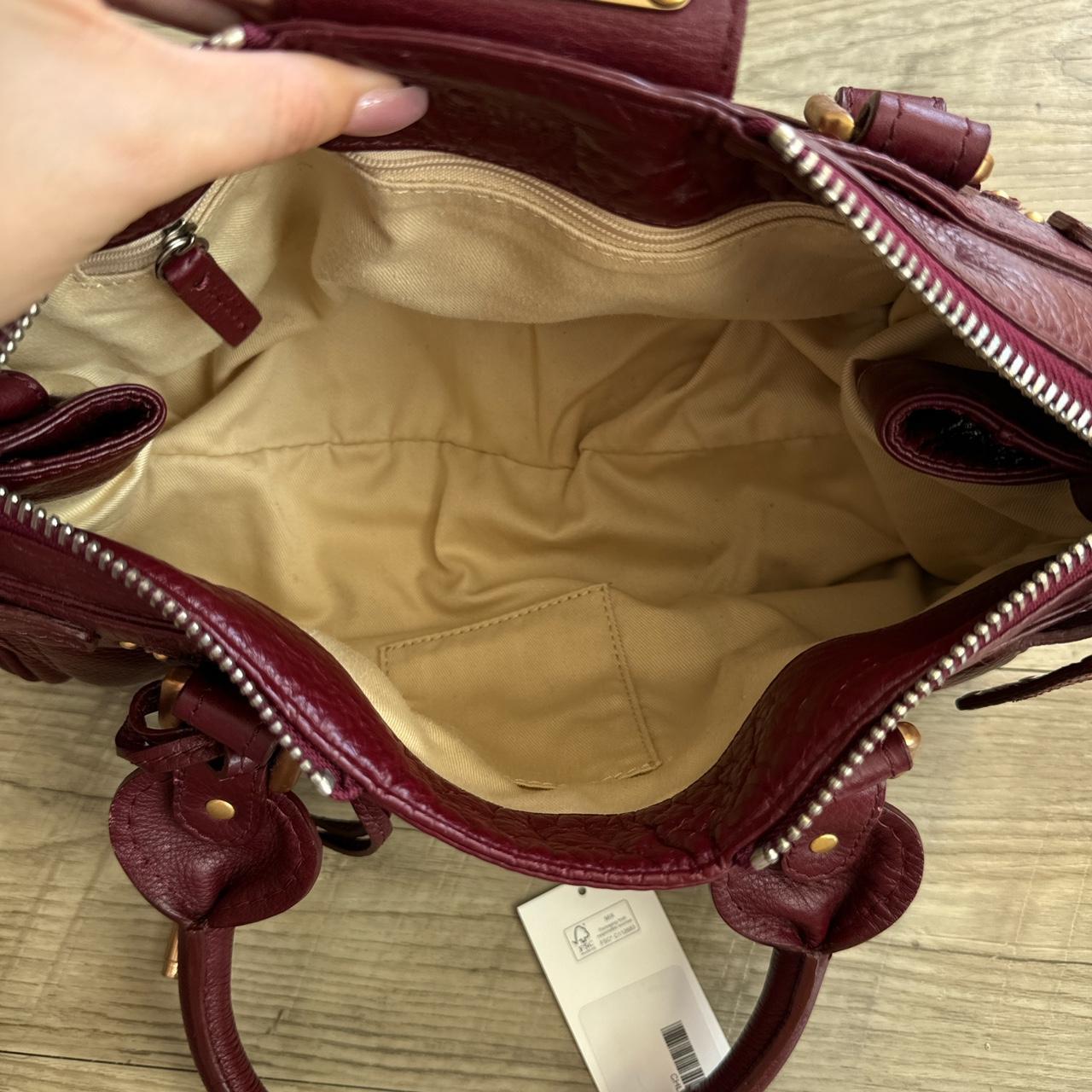 Authentic Burgundy Chloe paddington leather Preowned💜🍇