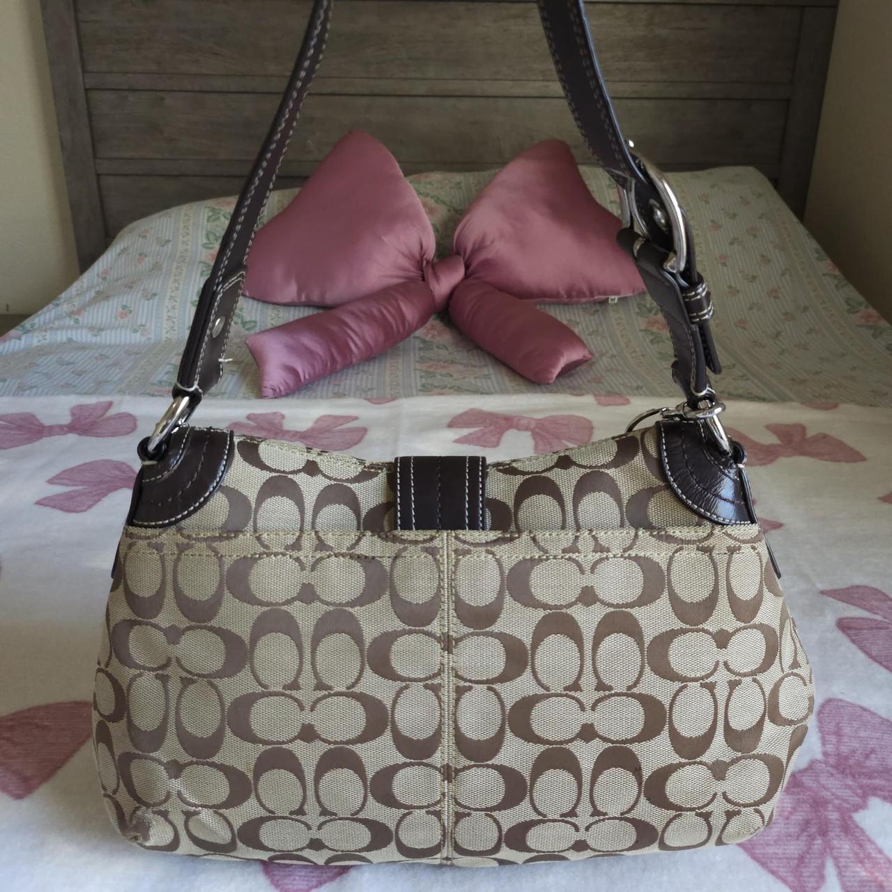 Y2K Vintage Coach Soho Signaure Cs Shoulder Purse With Wallet🤎🌆