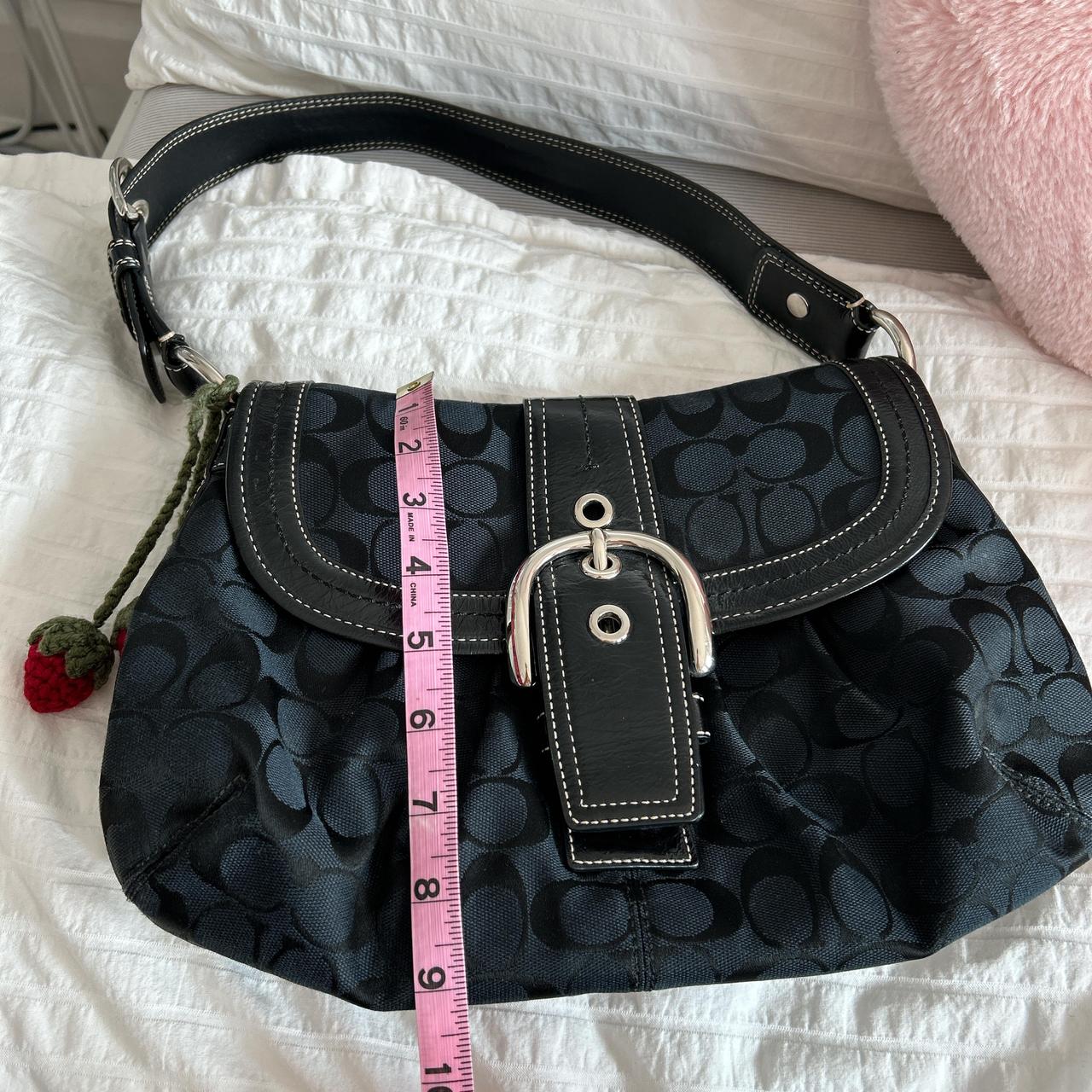 🫐🪻 y2k vintage black Coach soho shoulder 🫐🪻
