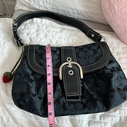 🫐🪻 y2k vintage black Coach soho shoulder 🫐🪻