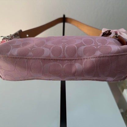 Coach Bubblegum Pink Y2K Demi Baguette🌲🍀