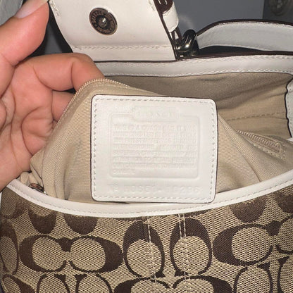 Coach Y2K Mini Soho Khaki/Ivory🌺🩷