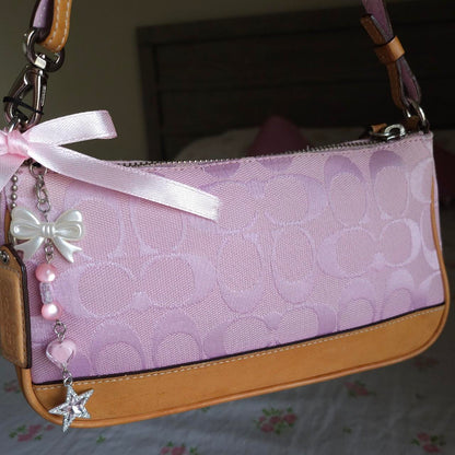 Y2K Vintage Coach Pink Demi Shoulder Bag Purse🌺🩷