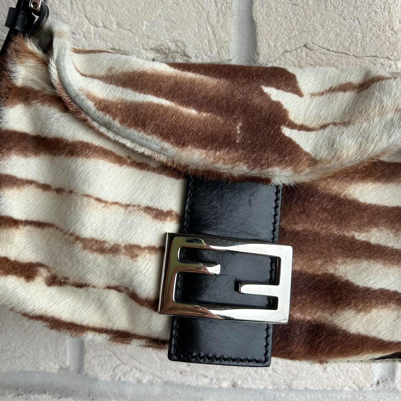 🍇💜PreOwned RARE 2000s archive vintage Fendi animal print pony🍇💜