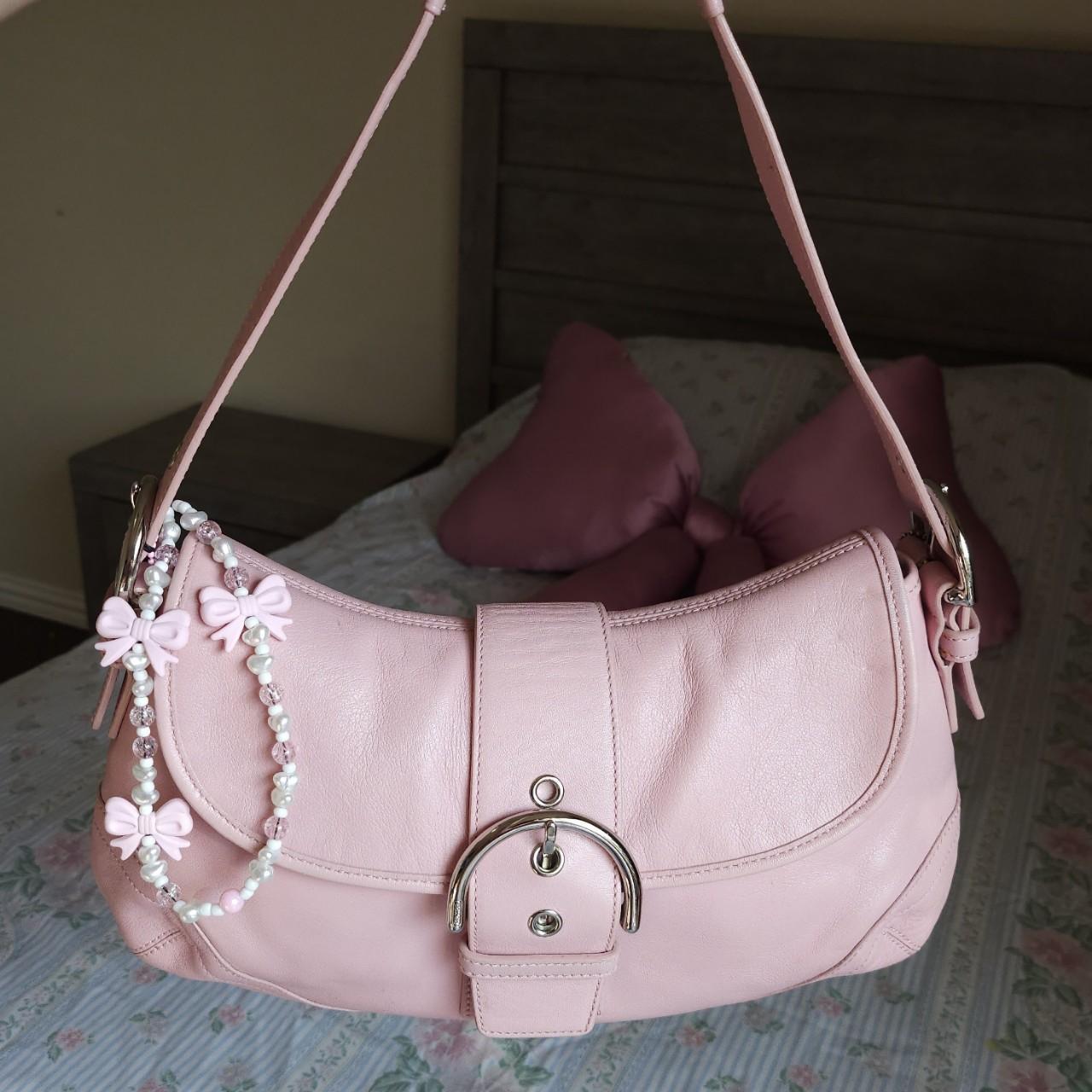 Y2K Coach Baby Pink Soho Shoulder Bag Purse🌺🩷