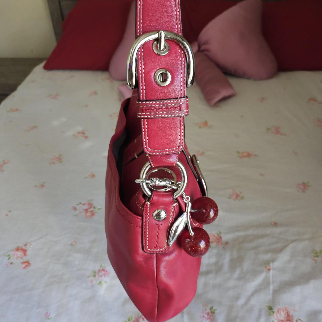 ❤️ Vintage Y2K Coach Red Soho Buckle Shoulder Purse ❤️