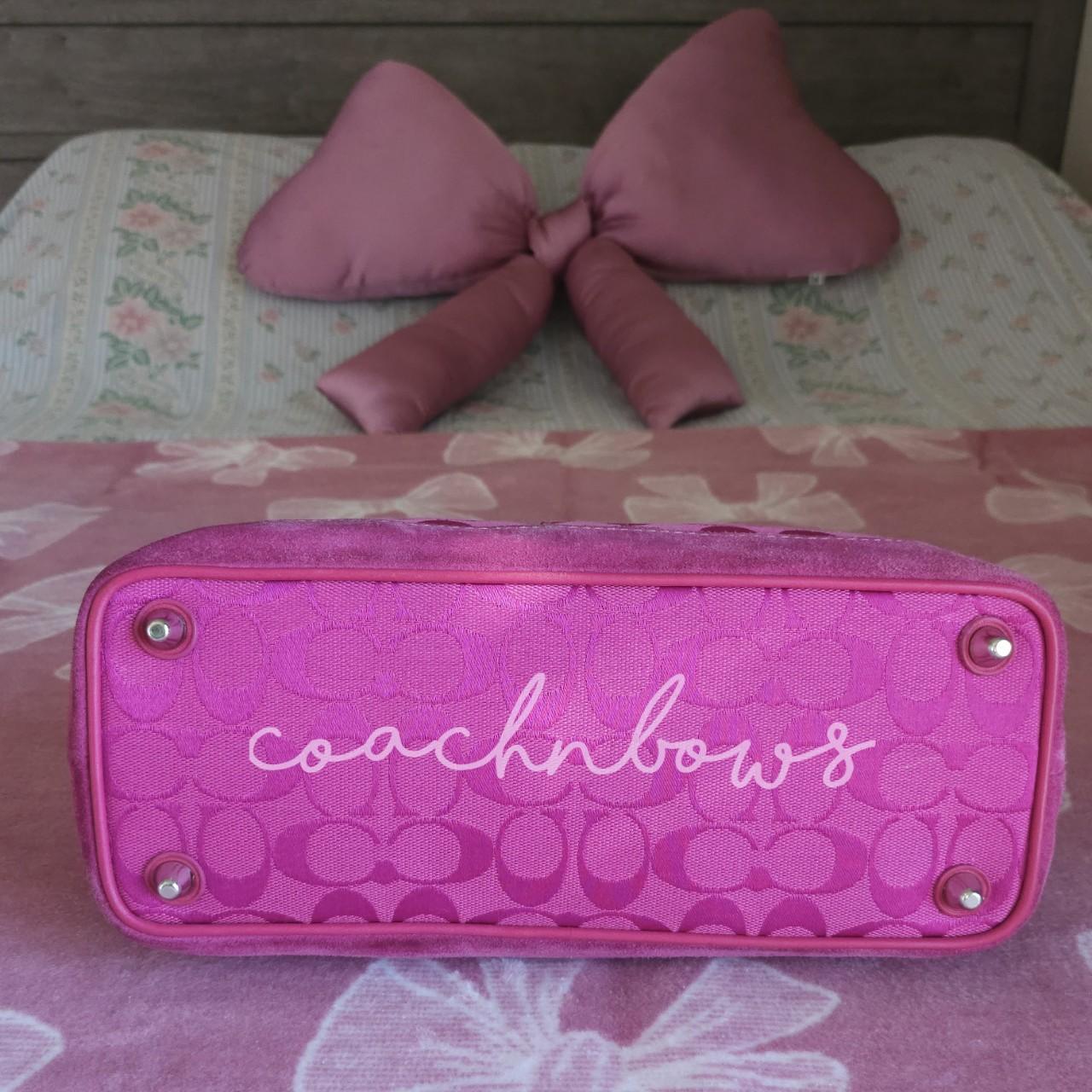 Y2K Vintage Coach Pink Handbag Tote Purse🍎🔥