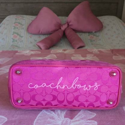 Y2K Vintage Coach Pink Handbag Tote Purse🍎🔥