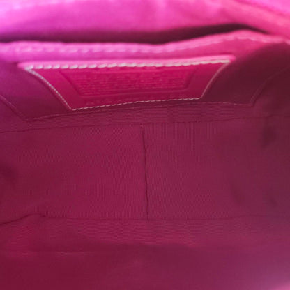 Y2K Vintage Coach Barbie Pink Suede Mini Demi Buckle Shoulder Bag🌺🩷