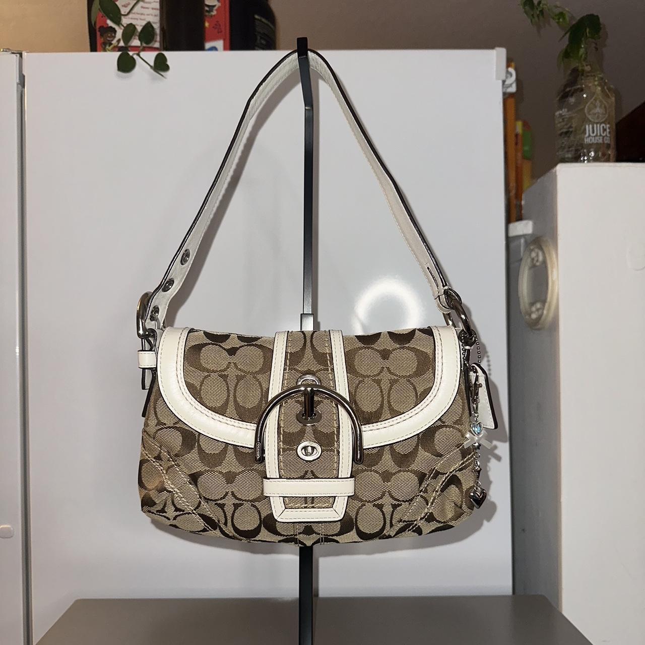 Coach Y2K Mini Soho Khaki/Ivory🌺🩷