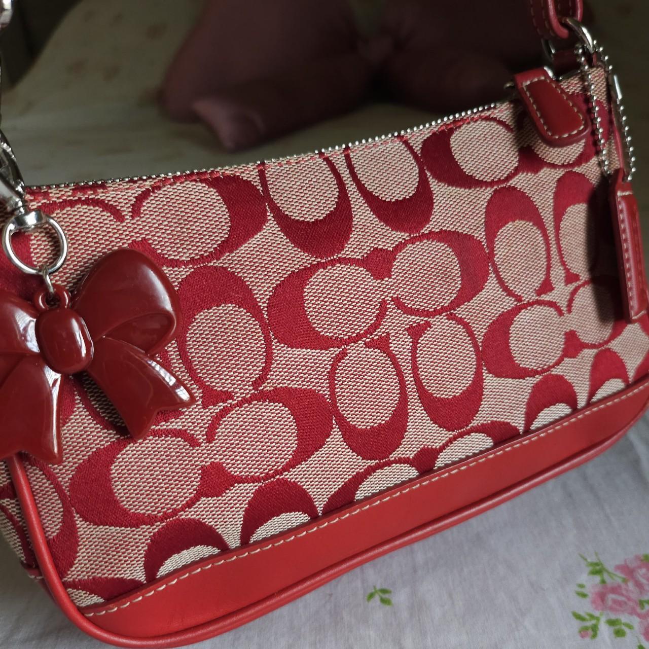 ❤️ Vintage Y2K Demi Red Signature Cs Mini Shoulder Bag Purse ❤️