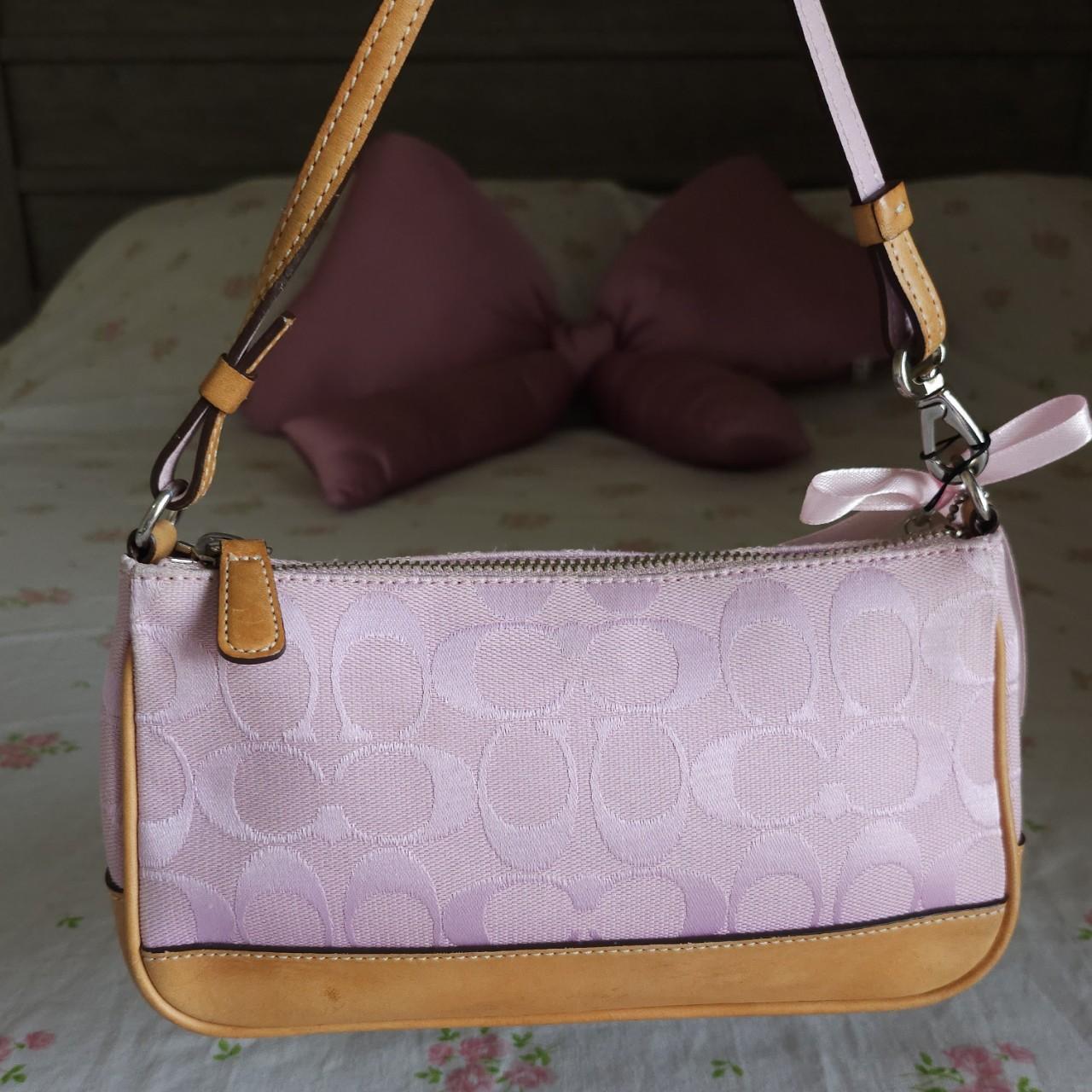 Y2K Vintage Coach Pink Demi Shoulder Bag Purse🌺🩷