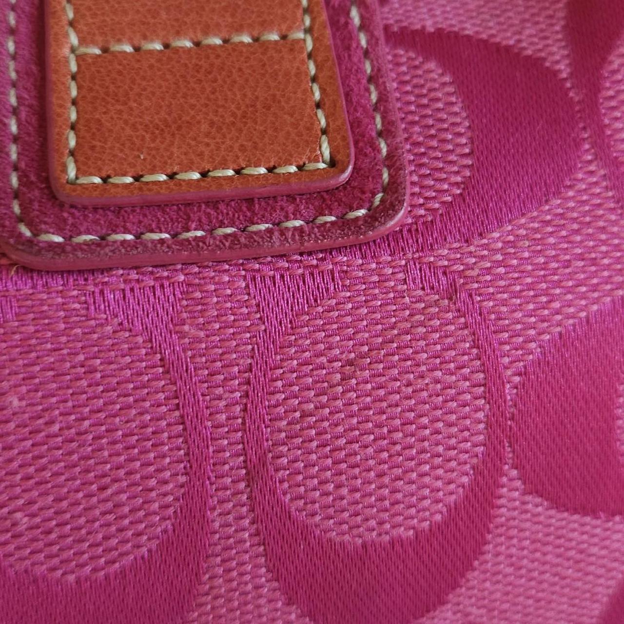 Y2K Vintage Coach Barbie Pink Suede Mini Demi Buckle Shoulder Bag🌺🩷