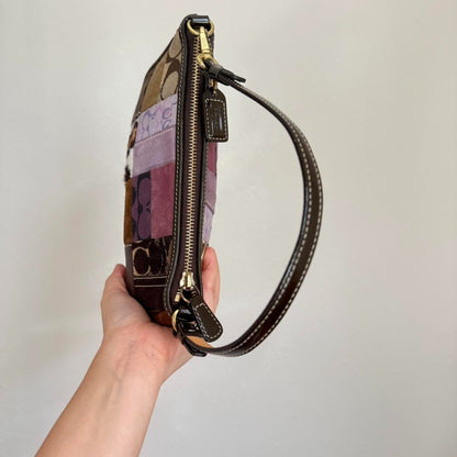 Vintage Coach Patchwork Demi y2k Pouch