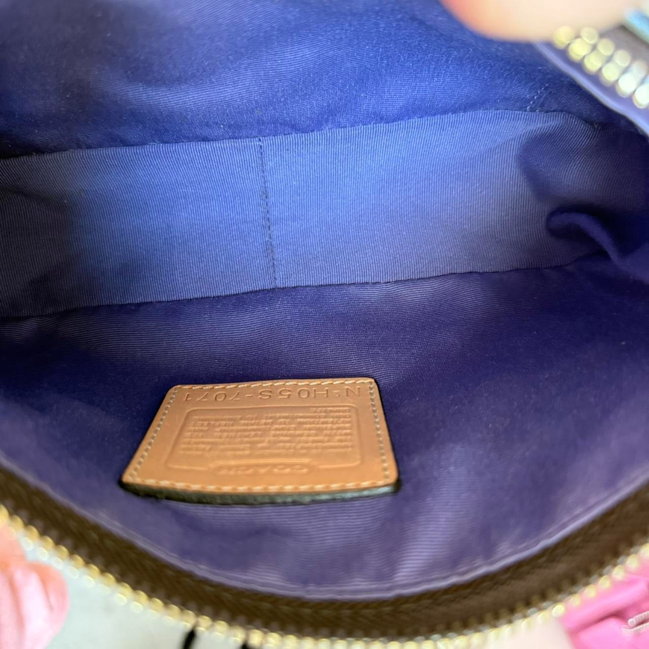 Vintage Coach Patchwork Demi y2k Pouch